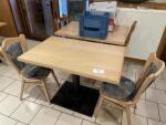 Lot de 5 tables et 12 chaises