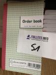  Lot de carnet de commandes 