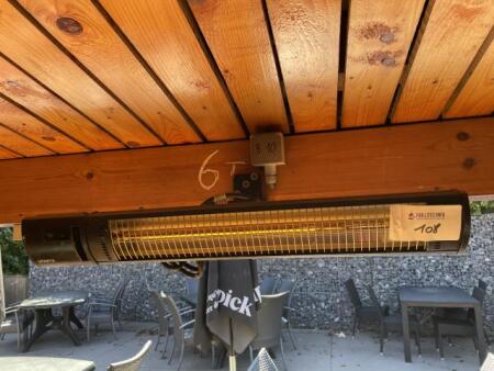  Lot de 2 chauffages de terrasse