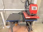 Presse à chaud pneumatique double plateau Secabo Premium TPD7