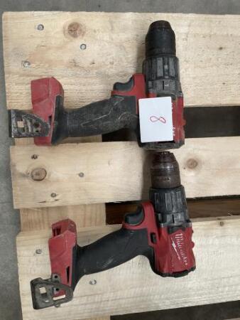 Lot de 2 visseuses MILWAUKEE