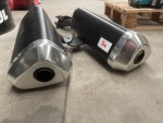 Lot de 2 pots d'échappement pour moto