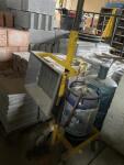 Chauffage de chantier au gaz avec bonbonnes