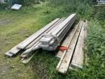 Lot de bois divers pour la construction