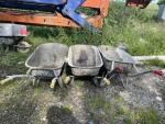 Lot de 3 brouettes 															