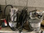 Lot de 2 pompes vide cave									