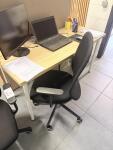 Chaise de bureau noir 