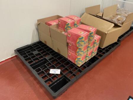 Lot de 4 palettes en plastique