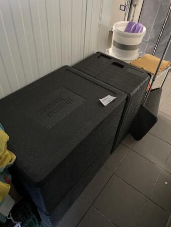 Lot de 3 boites isothermes en polystyrène