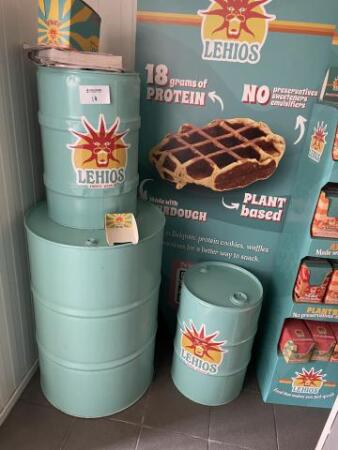 Lot de fûts décoratifs 