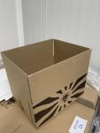Lot de boîtes en carton