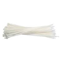 Colliers de serrage en Nylon 300 x 4,8 mm blanc