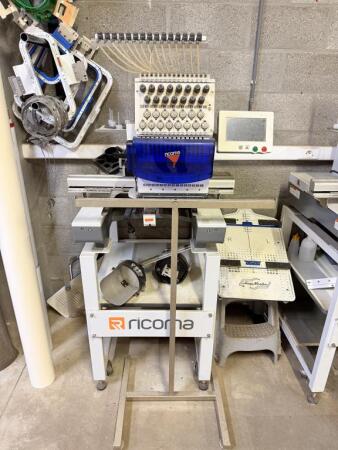 Brodeuse industrielle Ricoma RCM-1501TC-7S – 15 aiguilles – Année 2019