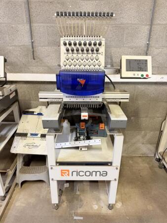 Brodeuse industrielle Ricoma RCM-1501TC-7S – 15 aiguilles – Année 2019
